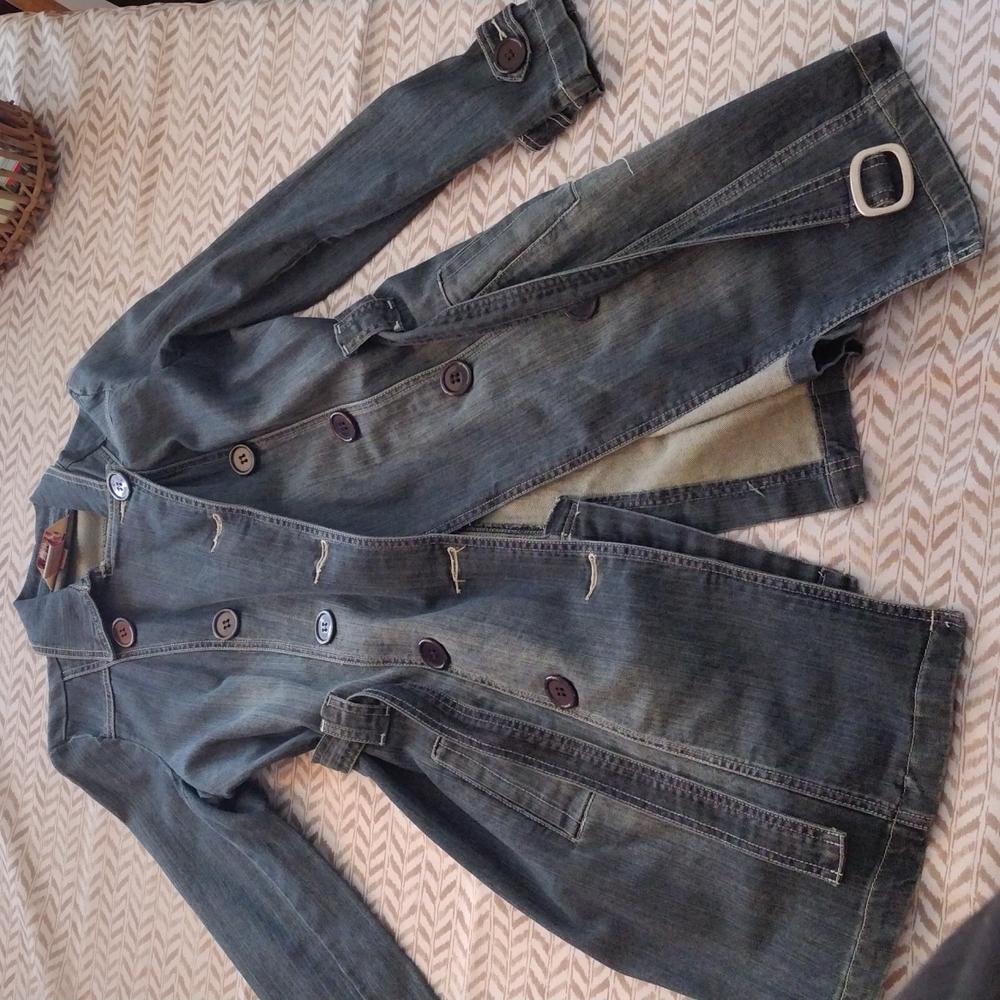 Denim Women's long coat